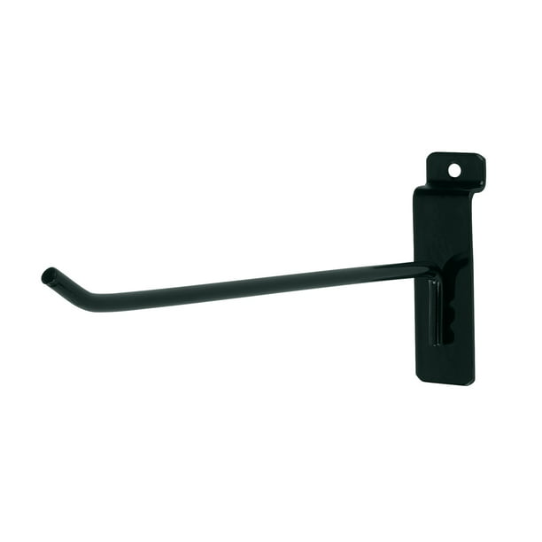50 Chrome 8" Slatwall Peg Hooks Slat Wall Retail Display 6mm Diameter Tubing